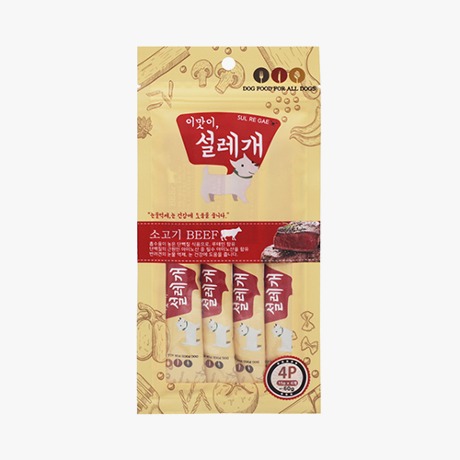 펫더맨 참좋은간식 설레개 소고기(눈건강) 15g 4p