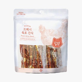 초심 프레시육포 닭가슴살 말이껌 300g