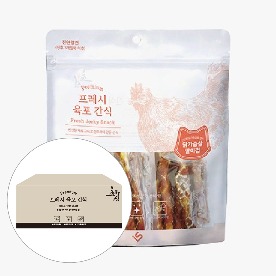 초심 프레시육포 닭가슴살 말이껌 300g 1BOX 36개입